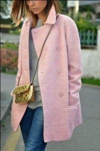 Abrigo rosa Zara