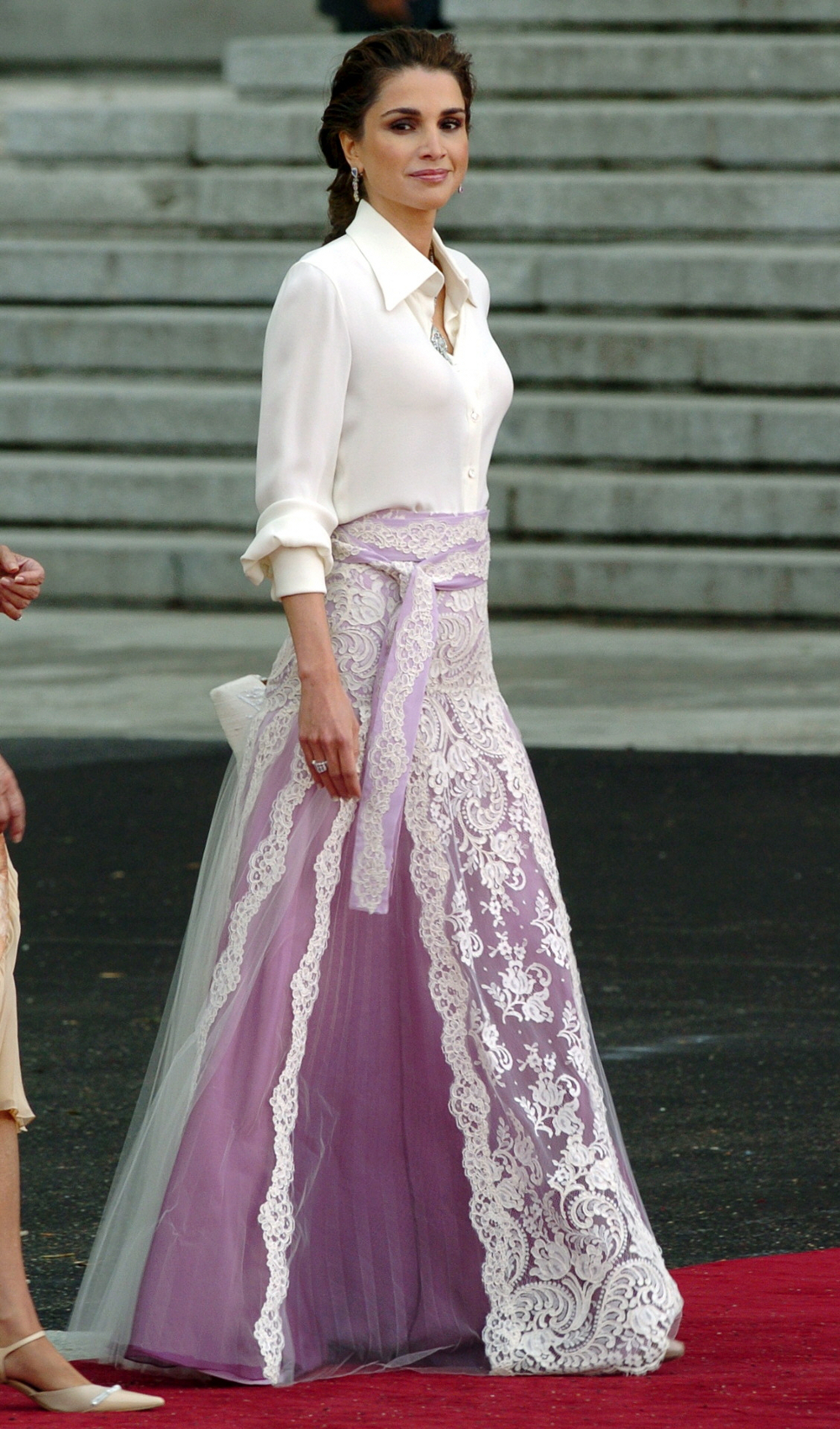 RANIA DE JORDANIA FALDA DE GIVENCHY